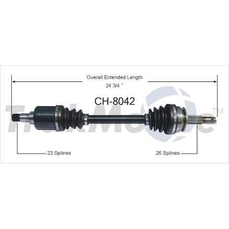 Cv Axle Shaft,Ch-8042